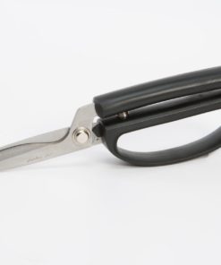 spring loaded self opening kitchen scissors with loop grip