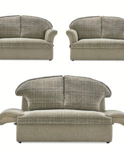 Beautiful drop arm contemporary settee that makes the perfect day bed