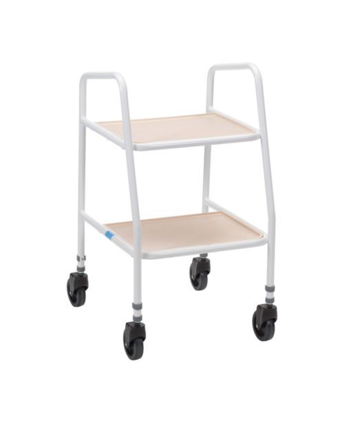 white-adjustable-trolley