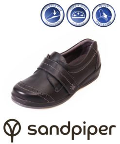Sandpiper fenwick ladies shoe in black