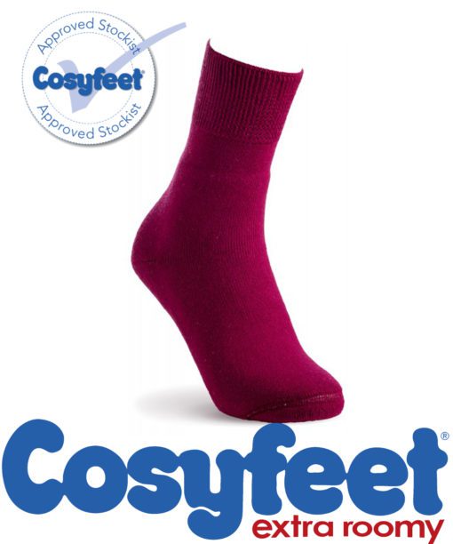 Cosyfeet Berry gripped socks