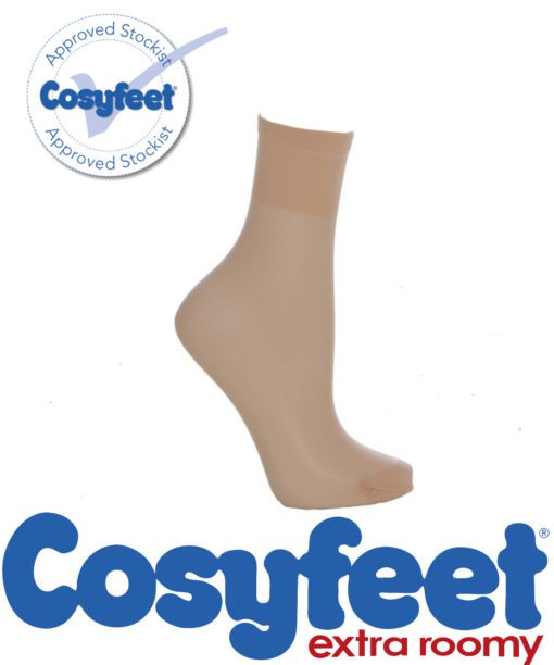 Cosyfeet Ankle Highs in Natural