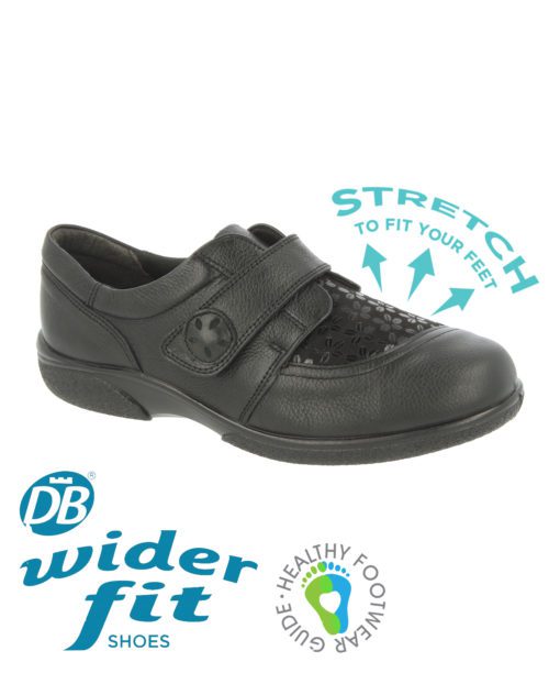 Keswick Black Stretch shoe