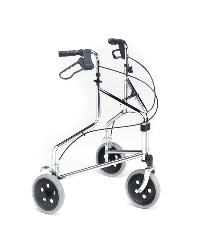 TriWalker Three Wheeled Walker with Basket, Tray and Zipped Bag