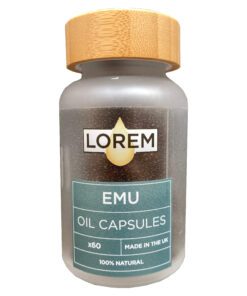 60 Emu Capsules per bottle