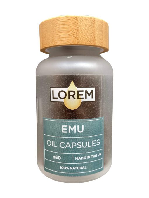 60 Emu Capsules per bottle