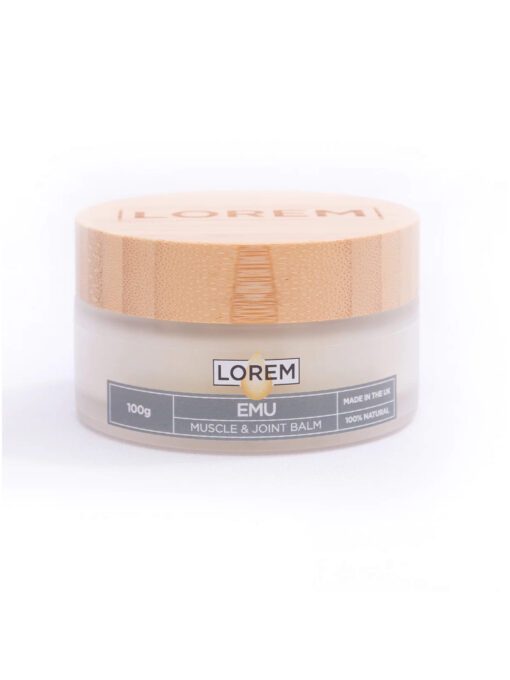 A tub of 100% Natural Emu Oil Balm
