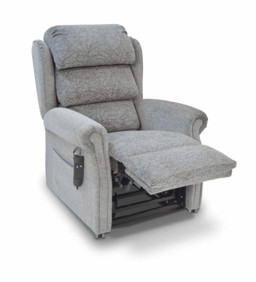 Middleham Rise and Recline Chair has a high elevated leg rest