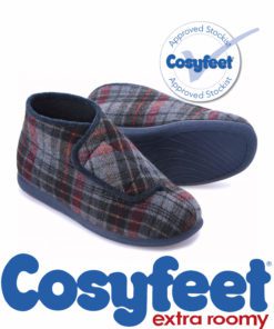 Cosyfeet Robbie Tartan slippers