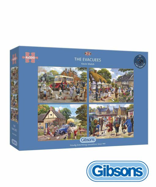 The Evacuees 4x500 Gibsons Jigsaw Puzzles
