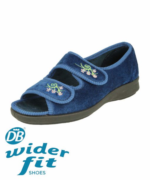 DB Shoes Ace2 Navy house shoe