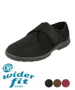 DB wider fit Daniel House shoe in Black