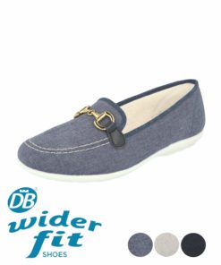 DB Wider Fit Alpha Ladies Denim Loafer