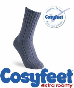 Cosyfeet Super Soft bed sock in marine