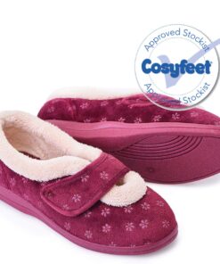 Extra roomy Cosyfeet fleecy slippers