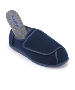 Cosyfeet Ernest is an ultra adjustable mens slipper for very swollen feet with removable insoles