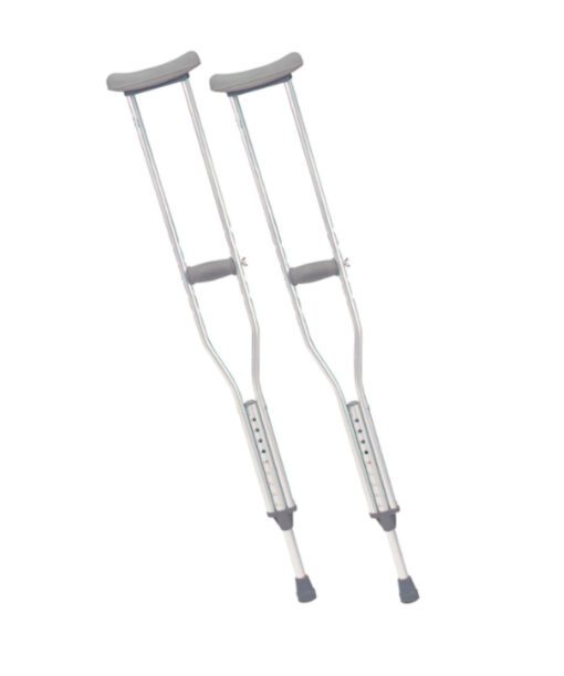 Aluminium under arm crutches