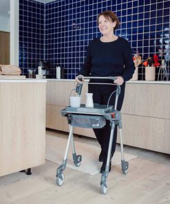 Lady using a Topro Hestia in her kitchen