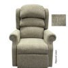 Harlow single motor tilt in space rise and recline chair