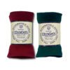 New Velour wheatbags in festive Cranberry and Holly Green