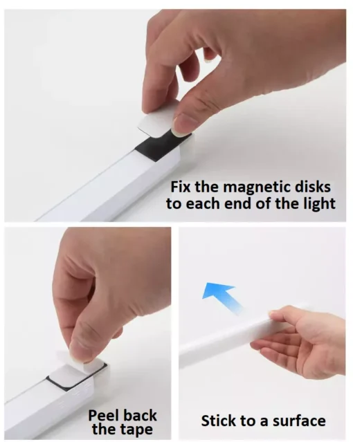 Installation and fitting instructions for Motion sensor LED strip light