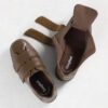 Cosyfeet Bart wide fit shoes in brown leather for men