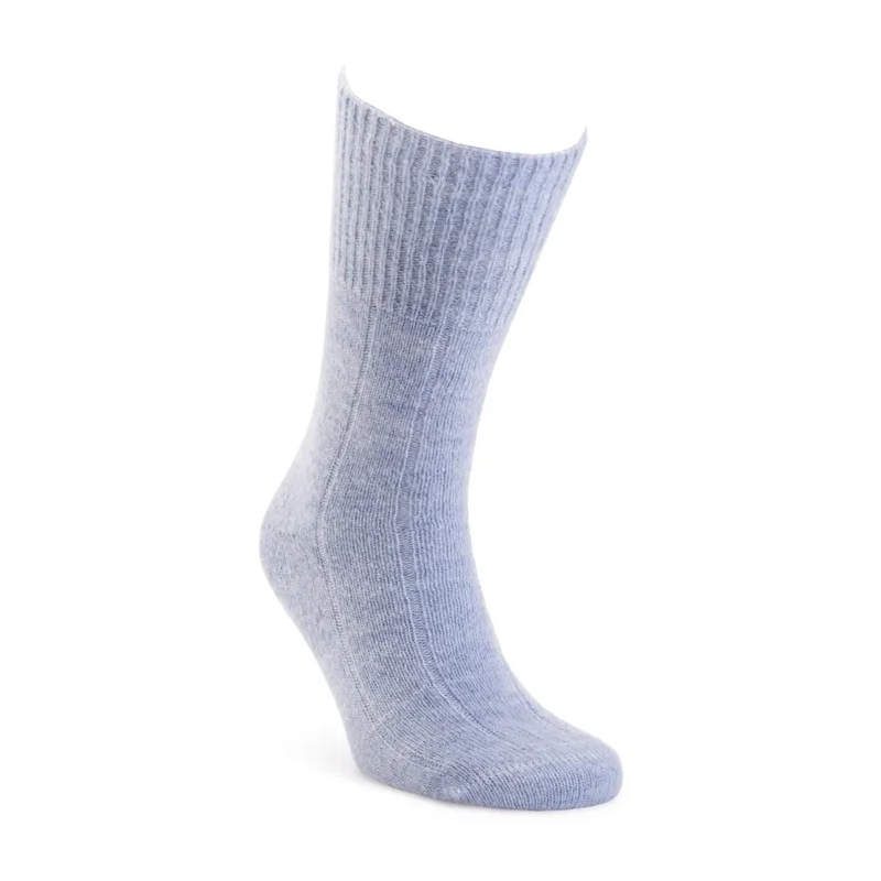cosyfeet-new-roomy-bedsocks-soft-blue Cosyfeet Seam Free Extra Roomy Bed socks in Soft Blue available in Small and Medium