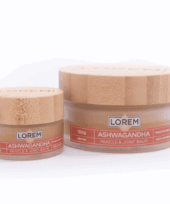 Ashwagandha muscle and joint blam in 20g and 100g pots