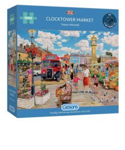 Clock Tower Market - 1000 piece Gibsons Jigsaw Puzzle