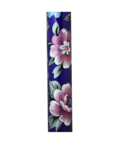 Blue Floral pattern walking stick
