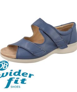 Bliss Navy leather sandal