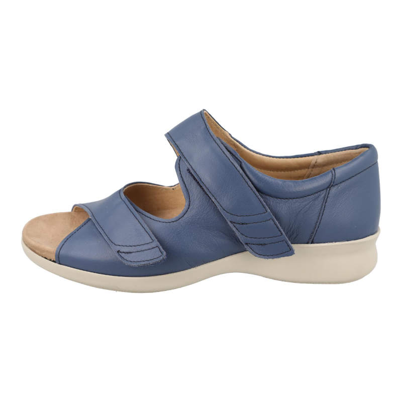 Bliss Navy leather sandal