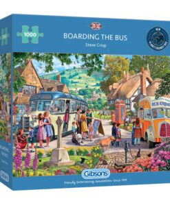 Boarding the bus a Gibsons Games 100piece puzzle for all the family.
