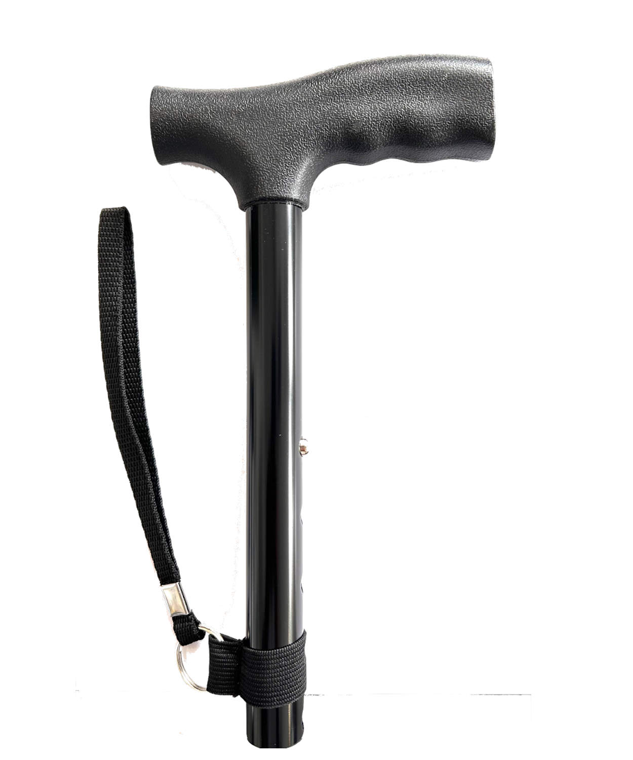 black-folding-walking-stick Black folding walking stick
