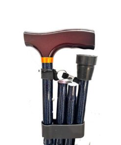 Blue Ice folding walking stick