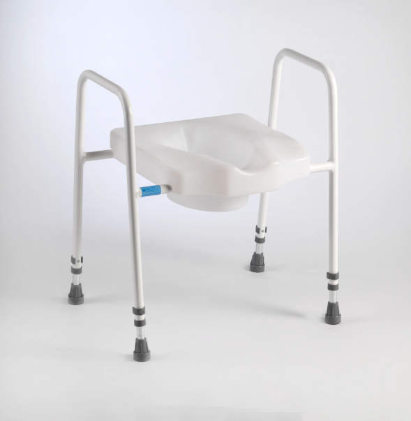 spalding-combi-toliet-frame-seat2 Spalding Combi Scandia Height adjustable toilet frame with moulded toilet seat
