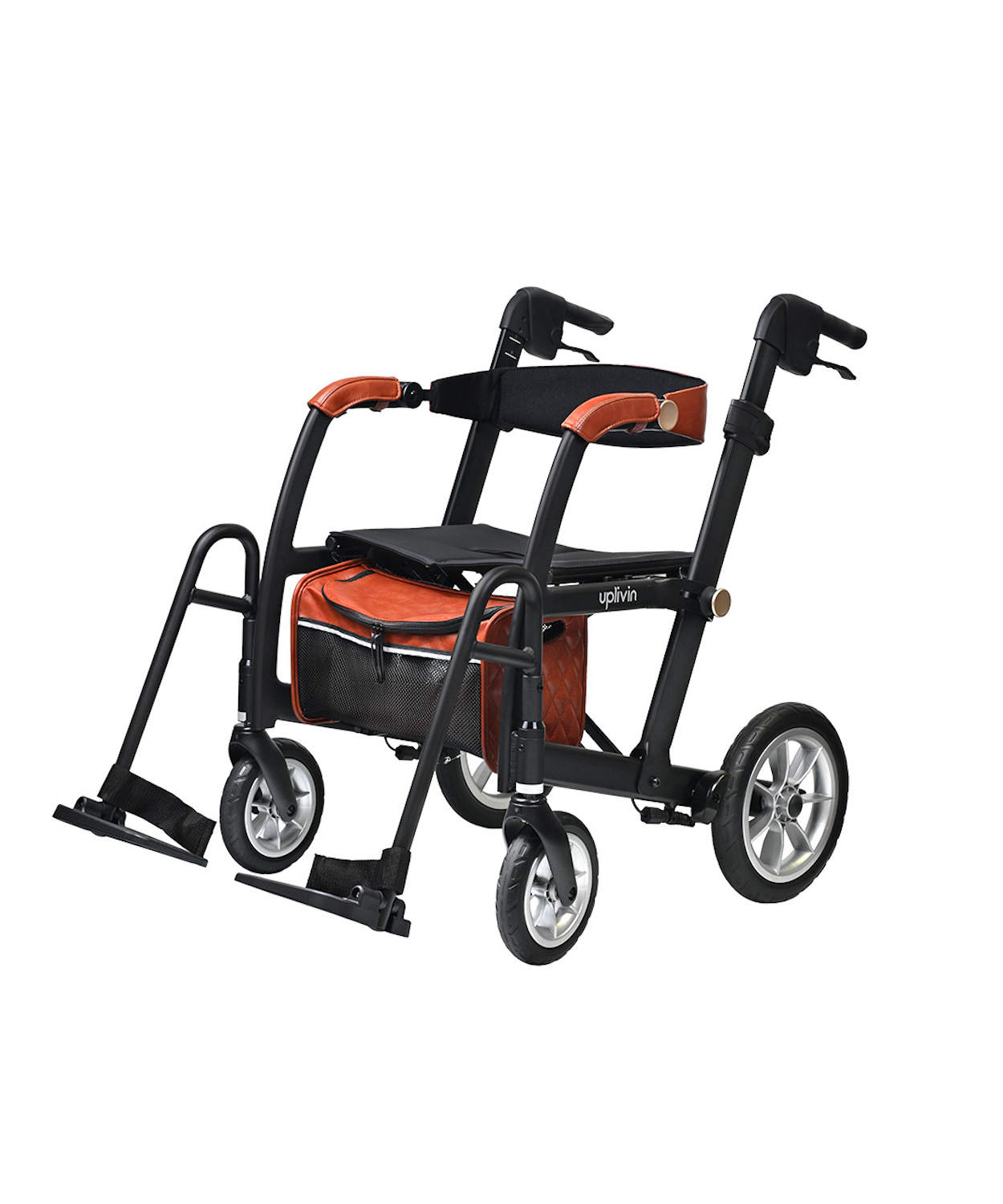 Combi 2in-1 rollator wheelchair Matt Black Combi 2in-1 rollator wheelchair Matt Black