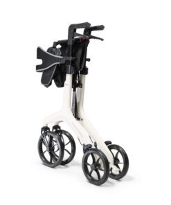 aerowalk carbon fibre rollator folded