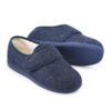Cosyfeet Rudolph Navy Marle Mens slipper s