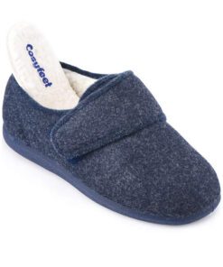 Cosyfeet Rudolph Navy Mens slipper